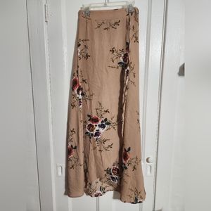 Vintage wrap skirt, size small, floral